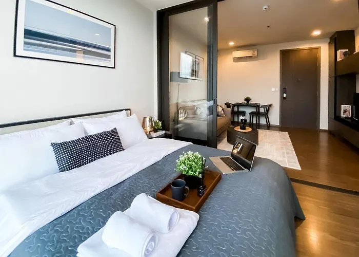 Cityscape Modern - Ultra Fast Wifi - Phra Khanong Apartment