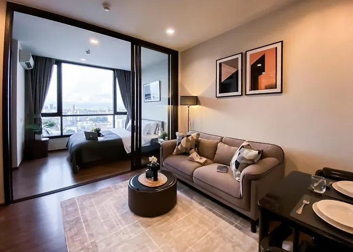 Apartment Cityscape Modern - Ultra Fast Wifi - Phra Khanong *